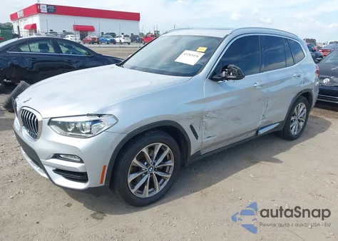 2018 BMW X3 xDrive30I z USA, uszkodzony, nr VIN 5UXTR9C5XJLC82583